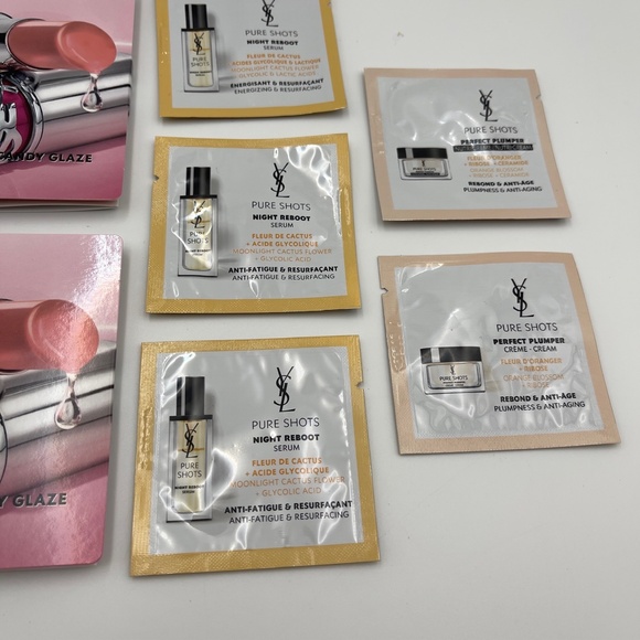 YSL Yves Saint Laurent Pure Shots Night Reboot serum cream candy glaze sample - Picture 2 of 5